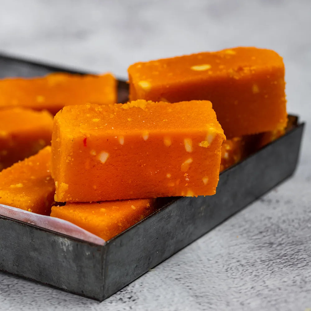 Carrot Mysore Pak